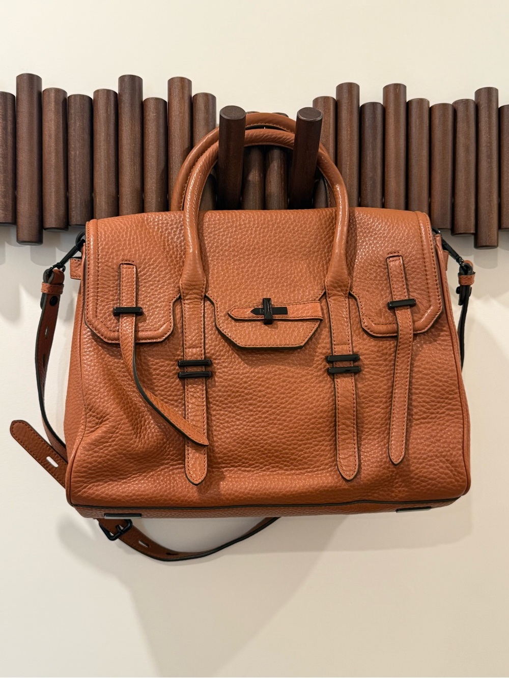 Rebecca Minkoff Leather Shoulder Bag (brown)